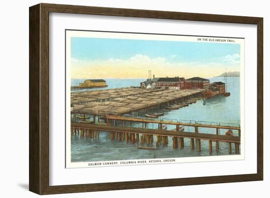 Salmon Cannery, Astoria, Oregon-null-Framed Art Print
