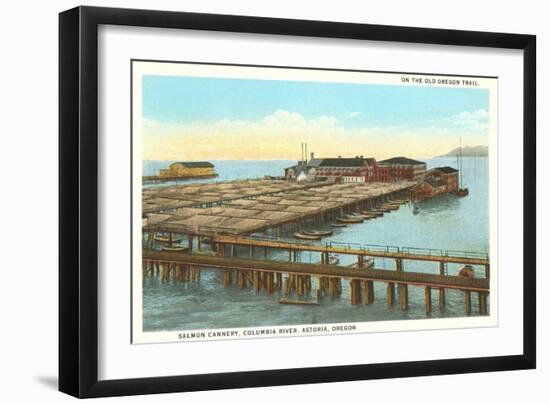 Salmon Cannery, Astoria, Oregon-null-Framed Art Print