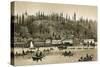 Salmon Cannery on the Columbia River in Oregon, 1880s-null-Stretched Canvas