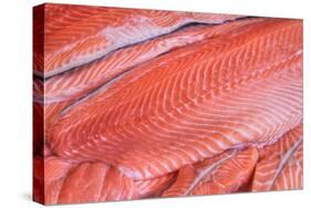 Salmon Fillets for Sale in Fish Market-Jon Hicks-Stretched Canvas