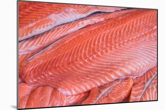 Salmon Fillets for Sale in Fish Market-Jon Hicks-Mounted Photographic Print