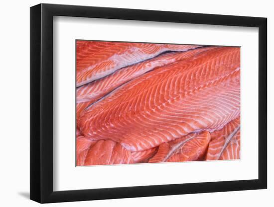 Salmon Fillets for Sale in Fish Market-Jon Hicks-Framed Photographic Print