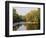 Salmon Fisherman Casting to a Fish on the River Dee, Wrexham, Wales-John Warburton-lee-Framed Photographic Print