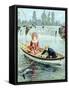 Salmon Fishing C1910-Chris Hellier-Framed Stretched Canvas