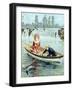 Salmon Fishing C1910-Chris Hellier-Framed Photographic Print