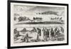 Salmon Fishing: Fishing Salmon-null-Framed Giclee Print