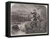 Salmon-Fishing in the Highlands-Matthew "matt" Somerville Morgan-Framed Stretched Canvas