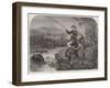 Salmon-Fishing in the Highlands-Matthew "matt" Somerville Morgan-Framed Giclee Print