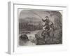 Salmon-Fishing in the Highlands-Matthew "matt" Somerville Morgan-Framed Giclee Print