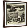 Salmon-Fishing on the Restigouche, New Brunswick-null-Framed Giclee Print