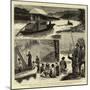 Salmon-Fishing on the Restigouche, New Brunswick-null-Mounted Giclee Print