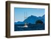 Salmon fishing trolling boat, Inside Passage, Southeast Alaska, USA-Mark A Johnson-Framed Photographic Print