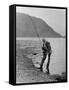 Salmon Fishing-null-Framed Stretched Canvas