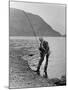 Salmon Fishing-null-Mounted Photographic Print