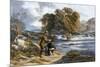 Salmon Fishing-Alexander Rolfe-Mounted Giclee Print