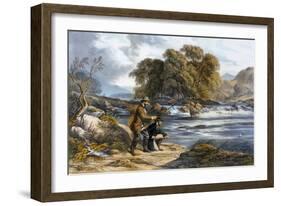 Salmon Fishing-Alexander Rolfe-Framed Giclee Print