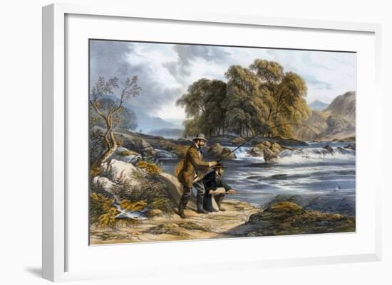 Salmon Fishing-Alexander Rolfe-Framed Giclee Print