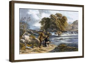 Salmon Fishing-Alexander Rolfe-Framed Giclee Print