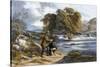 Salmon Fishing-Alexander Rolfe-Stretched Canvas