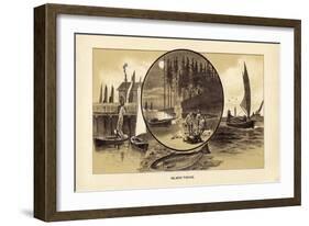 Salmon Fishing-null-Framed Giclee Print