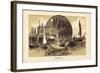 Salmon Fishing-null-Framed Giclee Print