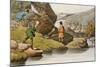 Salmon Fishing-Henry Thomas Alken-Mounted Giclee Print