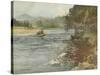 Salmon Fishing-Ernest Briggs-Stretched Canvas