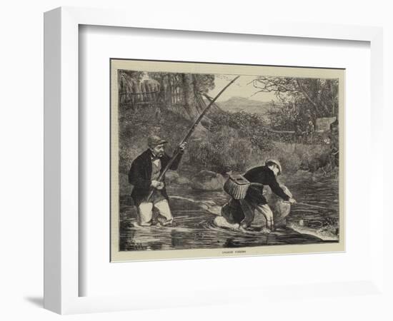 Salmon Fishing-Robert Walker Macbeth-Framed Giclee Print