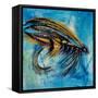 Salmon Fly King-Jodi Monahan-Framed Stretched Canvas