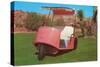 Salmon Golf Cart, Retro-null-Stretched Canvas