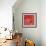 Salmon Hibiscus 3-Jai Johnson-Framed Giclee Print displayed on a wall