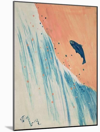 Salmon Leap-George Adamson-Mounted Giclee Print