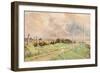 Salmon Nets at Cocker Sands, Lancashire, 1955-Walter Taylor-Framed Giclee Print