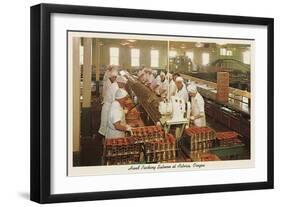 Salmon Packing Plant-null-Framed Art Print