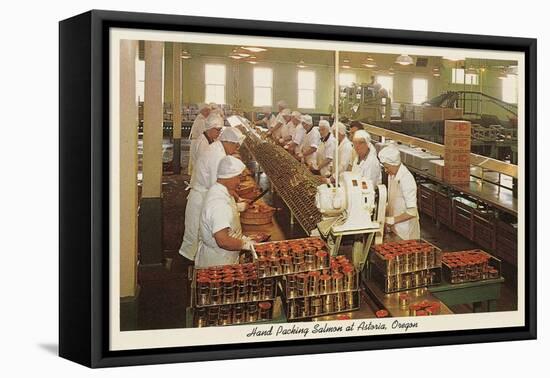 Salmon Packing Plant-null-Framed Stretched Canvas