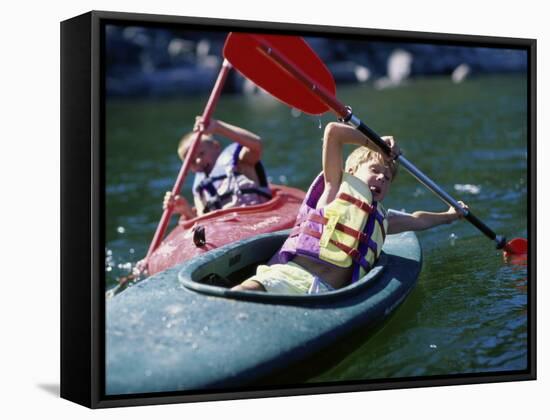 Salmon River, Idaho, USA-null-Framed Stretched Canvas