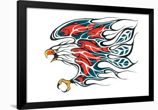 Salmon Run-Fletcher Shelly-Framed Art Print