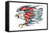 Salmon Run-Fletcher Shelly-Framed Stretched Canvas