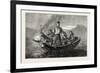 Salmon Spearing by Night-null-Framed Giclee Print