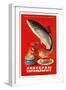 Salmon, Sturgeon - Natural Canned Products-null-Framed Art Print