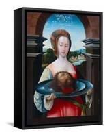 Salomé, 1524-Jacob Cornelisz van Oostsanen-Framed Stretched Canvas