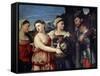 Salome, 16th Century-Bernardino Licinio-Framed Stretched Canvas