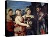 Salome, 16th Century-Bernardino Licinio-Stretched Canvas