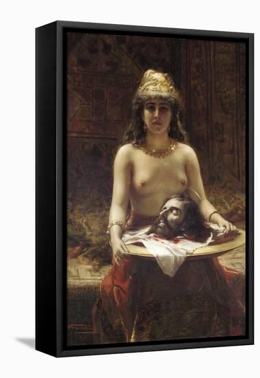 Salome, 1889-Leon Herbo-Framed Stretched Canvas