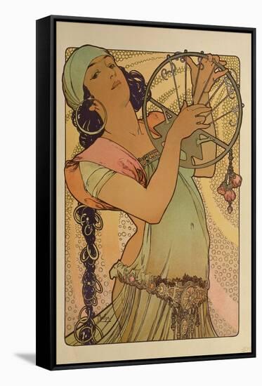 Salome, 1897-Alphonse Mucha-Framed Stretched Canvas