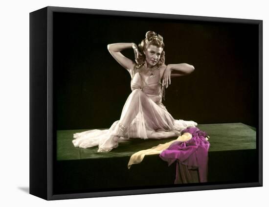 SALOME by William Dieterle with Rita Hayworth, 1953 (photo)-null-Framed Stretched Canvas