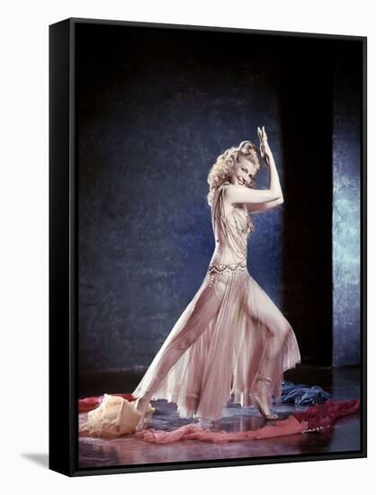 SALOME by William Dieterle with Rita Hayworth, 1953 (photo)-null-Framed Stretched Canvas