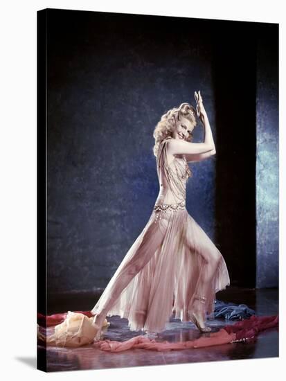 SALOME by William Dieterle with Rita Hayworth, 1953 (photo)-null-Stretched Canvas