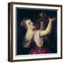 Salome Carrying the Head of St-Titian (Tiziano Vecelli)-Framed Art Print