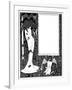 Salome Contents Page-Aubrey Beardsley-Framed Art Print